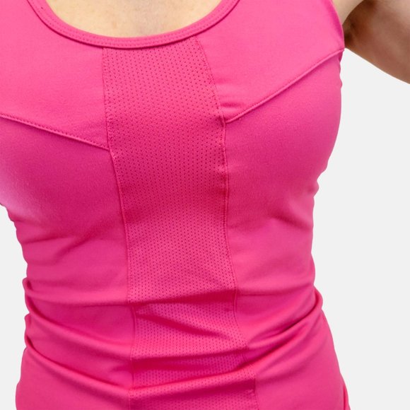 Alex + Abby Balance Tank Top with Built in Bra,  Size XS, Magenta Pink - Picture 2 of 8